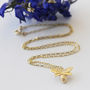 9ct Yellow Gold Bee Necklace, thumbnail 2 of 10