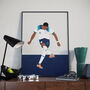 Marcus Rashford England World Cup Print, thumbnail 1 of 4