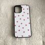 Pink Hearts Pink And White Phone Case, thumbnail 4 of 4