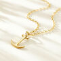 Personalised Anchor Necklace, thumbnail 2 of 7
