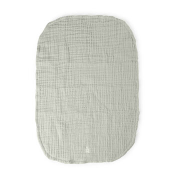 Nursing Towel, Two Pack, Muslin, Green, 4 of 5