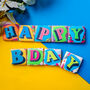 Birthday Biscuits Gift Box, Pop Art, Nine Pieces, thumbnail 6 of 9