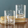Luxury Stag Cocktail Tumblers Set, thumbnail 1 of 6