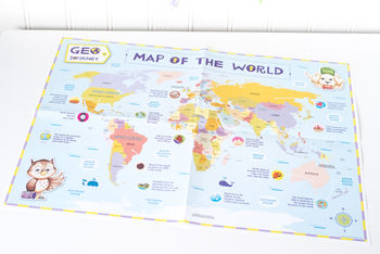 Child's World Map, 2 of 4