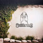 Custom Cocker Spaniel Welcome Metal Wall Art Sign For Home And Garden Decor, thumbnail 4 of 11