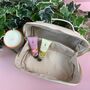 Personalised Open Flat Apres Ski Washbag, thumbnail 3 of 4