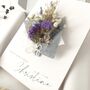 Happy Birthday Personalised Dried Flower Bouquet Card, thumbnail 5 of 10