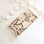 Wooden Angel, Tree And Deer Decoration Set Of Nine, thumbnail 3 of 3