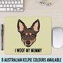 Australian Kelpie Face Mouse Mat, thumbnail 1 of 4