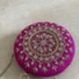 Hot Pink Circular Handcrafted Clutch Bag, thumbnail 7 of 7