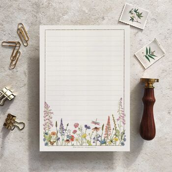 Cottage Garden Wildflowers Letter Writing Set, 8 of 8