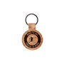 Round Cork Keyring 'Born To Ski, Forced To Work' | Ski | Skiing | Keyring | Novelty, thumbnail 2 of 2