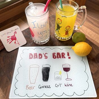 Personalised Glasses With Childs Drawing, 8 of 9