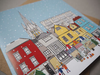 Norwich Christmas Cards Pack Of Five, 3 of 3