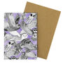 Parliament Of Owls Print Greetings Card, thumbnail 4 of 7