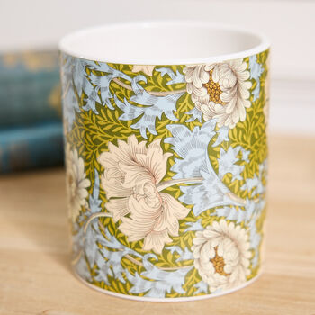Yellow And Blue Fleur Plant Pot, 3 of 4