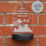Personalised Christmas Solar Garden Light – Add Your Own Christmas Message, thumbnail 7 of 11