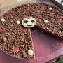 Football Red 10inch Milk Chocolate Pizza, thumbnail 1 of 2