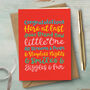 Funny New Baby Card, ‘Brand New Little One’, thumbnail 1 of 2