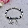 Personalised Horse + Horse Shoe Charm Bracelet, thumbnail 9 of 9