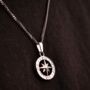 Gold Plated North Star Compass Steel Necklace For Men, thumbnail 7 of 9