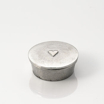 Heart Cast Pewter Trinket Box, 5 of 6