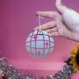 Disco Ball Christmas Tree Ornament Bauble Decor, thumbnail 1 of 3