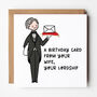 His Lordship Husband Birthday Card, thumbnail 1 of 2