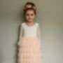 Coco In Blush/Apricot ~ Flower Girl Dress Or Party Dress, thumbnail 1 of 7