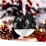 First Christmas Married Custom Mr And Mrs Photo Bauble, thumbnail 12 of 12