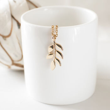 Gold Plated Branch Necklace, 4 of 7