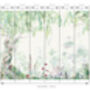 Flower Forest Wall Mural Wallpaper For Children, thumbnail 4 of 8
