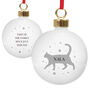 Personalised Cat Bauble, thumbnail 4 of 5