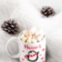 Personalised Penguin Christmas Mug Stocking Filler, thumbnail 5 of 5