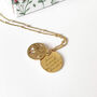 Personalised 'Four Leaf Clover' Engraved Lucky Necklace, thumbnail 4 of 9
