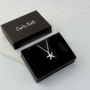 Sterling Silver Starfish Necklace, thumbnail 6 of 12