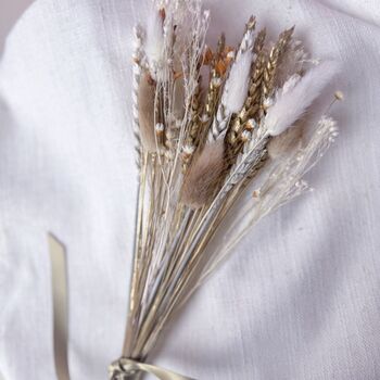 Letterbox White And Gold Dried Flowers, 2 of 4