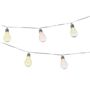 String Of Multi Coloured Twinkle Solar Bulbs Lights, thumbnail 1 of 1