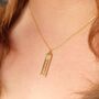 Bohemian Arrow Charm Necklace, thumbnail 2 of 4