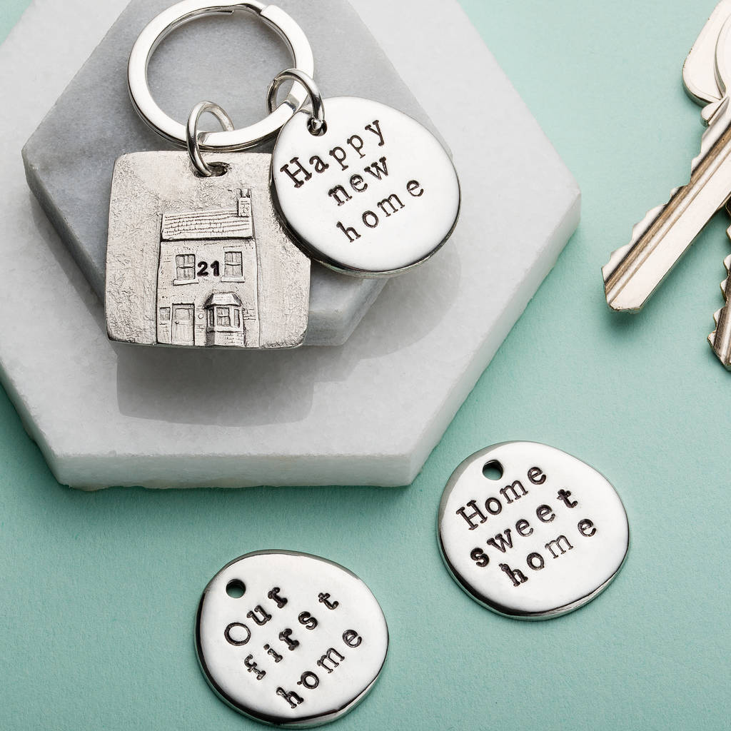 Personalised New Home Keyring By Sophie Jones Jewellery