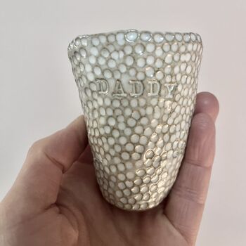 Handmade Personalised Pottery Espresso Cup, 7 of 9