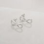 Infinity Stud Earrings, thumbnail 1 of 3