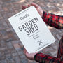 Personalised Metal Garden Shed Sign, thumbnail 6 of 12