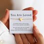 You Are Loved Heart Bracelet – Valentine's Gift For Her, thumbnail 1 of 8
