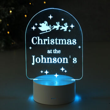 Personalised Christmas LED Light, 3 of 4