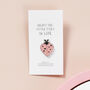 Ladybird Valentines Enamel Pin, thumbnail 1 of 4