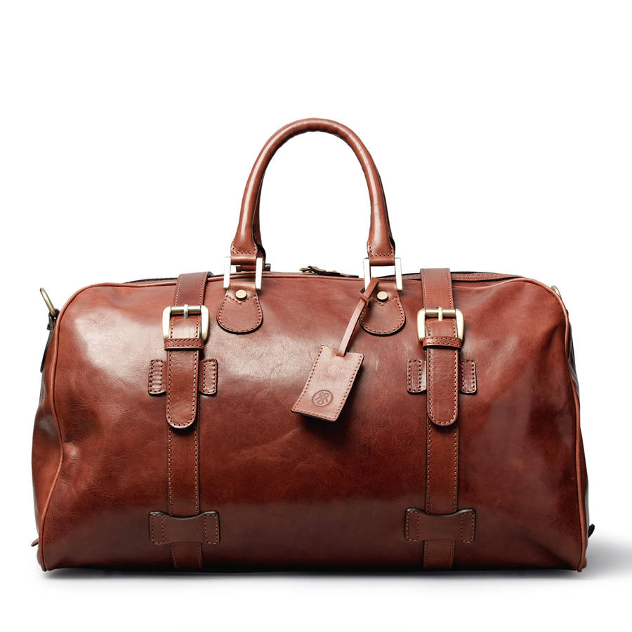 the finest italian leather holdall. 'the flero m' by maxwell scott bags ...