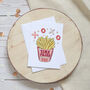 Funny 'Time Fries' Valentine's Card, thumbnail 2 of 7