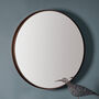 Metal Flat Wall Mirror, thumbnail 4 of 10