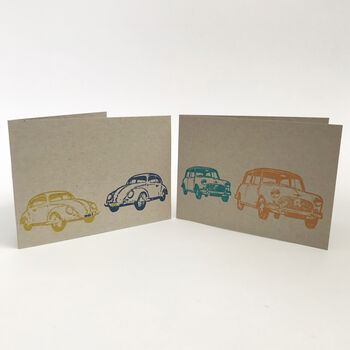 Recycled Letterpress Greeting Card Pack Of Six, 3 of 9